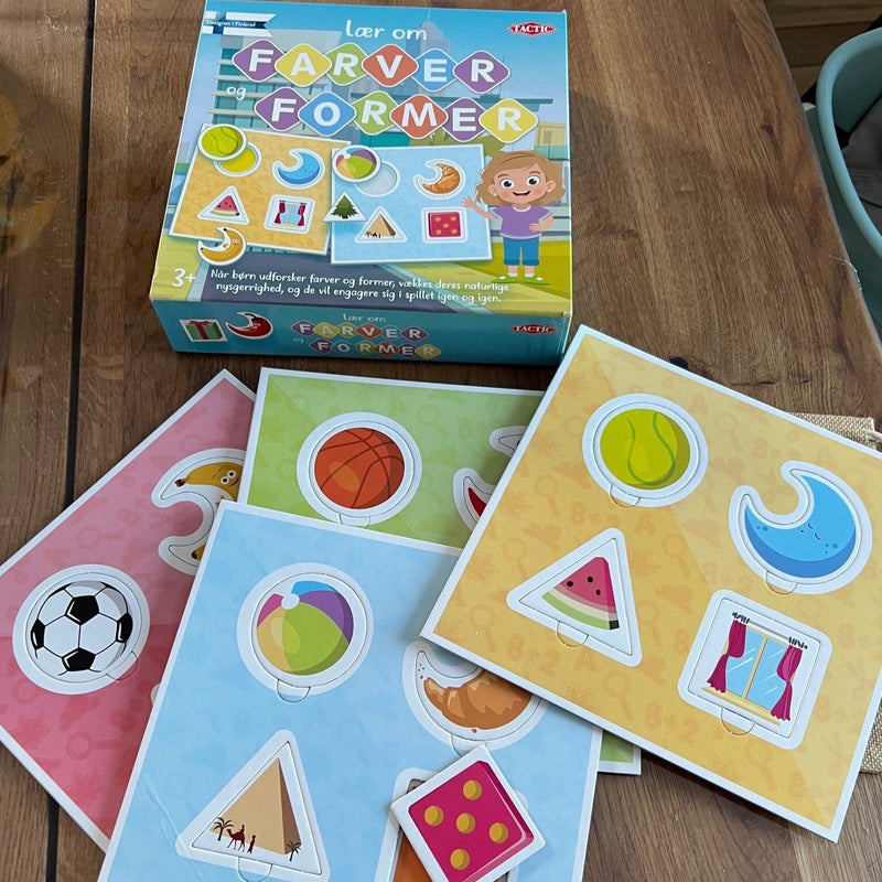 Spil, Lær om farver og former - Fra 3 år