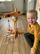 Tårnkran i træ fra HAPE - Fra 3 år.