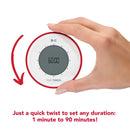 Time Timer TWIST - Magnetisk 90 min. timerur - Ø:8,5 cm