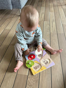 Knoppuslespil med Grøntsager - 4 brikker - Viga