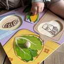 Knoppuslespil med Grøntsager - 4 brikker - Viga