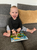 Knoppuslespil med Dinoer - 4 brikker - Viga