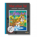 Malebog - Mal Efter Tal - Vilde Dyr - Fra 5 år