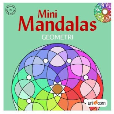 Malebog, Mandalas mini - Geometri - Billede 1