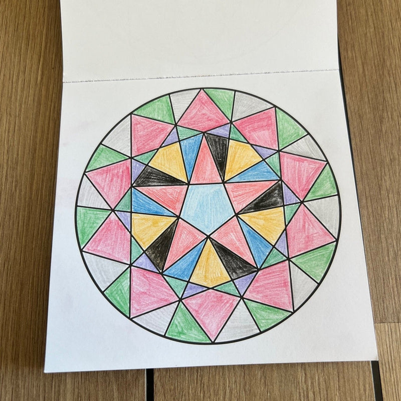 Mandalas Mini-Malebog - Geometri