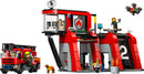 LEGO City - Brandstation med brandbil - Billede 1