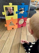 Babyspejle - Bløde Puslespilsbrikker - 4 stk.