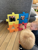 Babyspejle - Bløde Puslespilsbrikker - 4 stk.