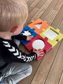 Babyspejle - Bløde Puslespilsbrikker - 4 stk.