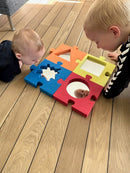 Babyspejle - Bløde Puslespilsbrikker - 4 stk.