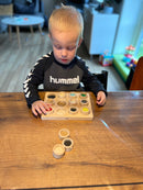 Rør & Match sensorisk følespil - 22 x 17 cm