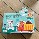 Little Bright Ones - Puslespil i Pap - Transport - 27 brikker.