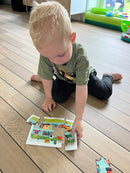 Little Bright Ones - Puslespil i Pap - Transport - 27 brikker.