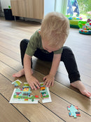 Little Bright Ones - Puslespil i Pap - Transport - 27 brikker.