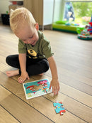 Little Bright Ones - Puslespil i Pap - Transport - 27 brikker.