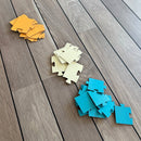 Little Bright Ones - Puslespil i Pap - Byggemaskiner - 27 brikker.