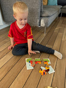 Little Bright Ones - Puslespil i Pap - Byggemaskiner - 27 brikker.