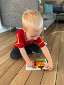 Little Bright Ones - Puslespil i Pap - Byggemaskiner - 27 brikker.