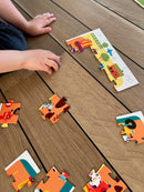 Little Bright Ones - Puslespil i Pap - Byggemaskiner - 27 brikker.