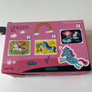 Little Bright Ones - Puslespil i Pap - Enhjørninger - 27 brikker.