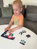 Little Bright Ones - Puslespil i Pap - Enhjørninger - 27 brikker.