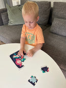 Little Bright Ones - Puslespil i Pap - Enhjørninger - 27 brikker.