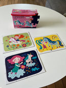 Little Bright Ones - Puslespil i Pap - Enhjørninger - 27 brikker.