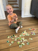 Puslespil i Pap - Afrika - 41 brikker.