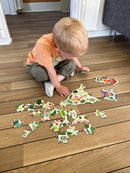 Puslespil i Pap - Afrika - 41 brikker.