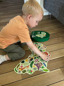 Puslespil i Pap - Afrika - 41 brikker.