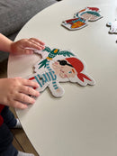 Puslespil i Pap - Pirater mm. - 48 brikker.