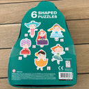 Puslespil i Pap - Prinsesser - 38 brikker.