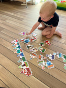 Dyre ABC-Tog Puslespil - 29 brikker - Fra 3 år