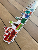 Dyre ABC-Tog Puslespil - 29 brikker - Fra 3 år