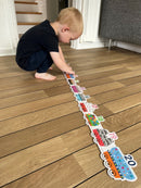 Dyre 123-Tog Puslespil - 20 brikker - Fra 3 år