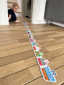 Dyre 123-Tog Puslespil - 20 brikker - Fra 3 år