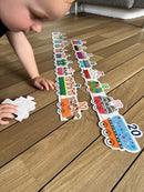 Dyre 123-Tog Puslespil - 20 brikker - Fra 3 år