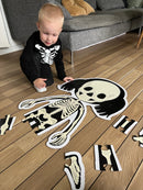 Gulvpuslespil i pap - Pige - 26 brikker.