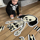 Gulvpuslespil i pap - Pige - 26 brikker.