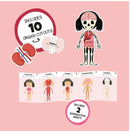 Gulvpuslespil i pap - Pige - 26 brikker.