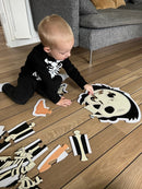 Gulvpuslespil i pap - Dreng - 26 brikker.