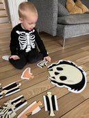 Gulvpuslespil i pap - Dreng - 26 brikker.