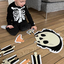 Gulvpuslespil i pap - Dreng - 26 brikker.