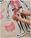 Gulvpuslespil i pap - Dreng - 26 brikker.