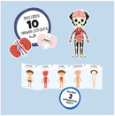 Gulvpuslespil i pap - Dreng - 26 brikker.