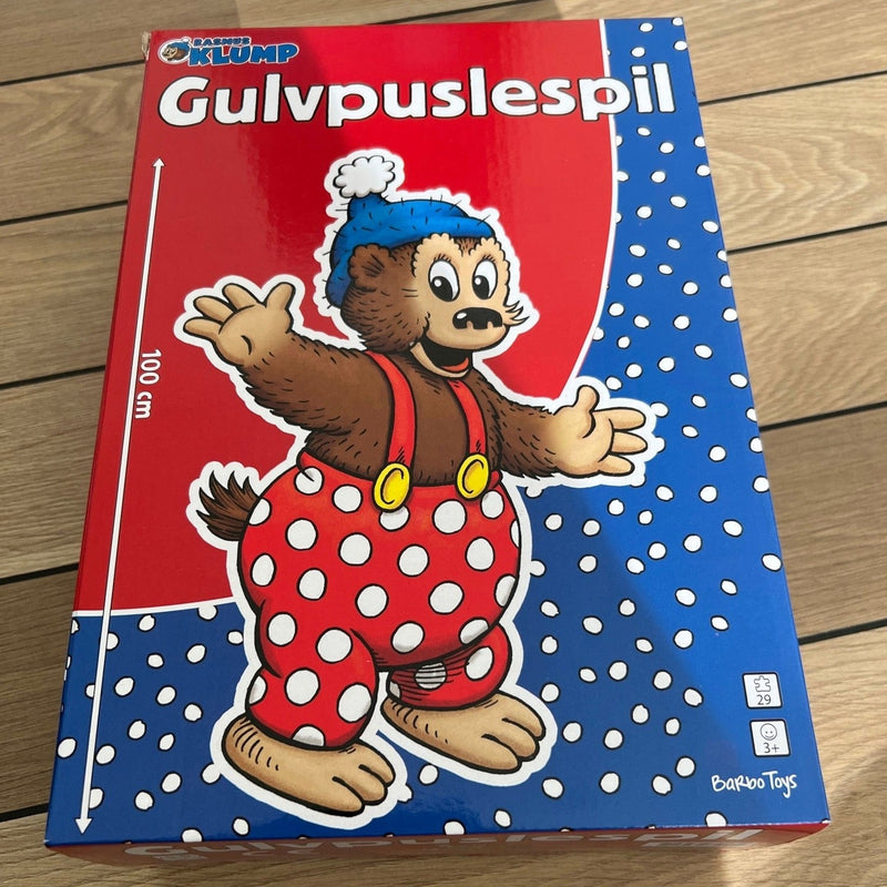Gulvpuslespil med Rasmus Klump - Fra 3 år.