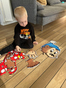 Gulvpuslespil med Rasmus Klump - Fra 3 år.