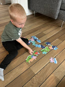 Gurli Gris puslespil - Familien Gris - Fra 3 år.