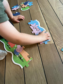 Gurli Gris puslespil - Familien Gris - Fra 3 år.