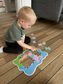 Gurli Gris puslespil - Familien Gris - Fra 3 år.